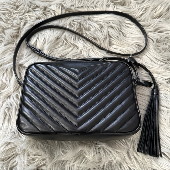 SAINT LAURENT Lou Matelasse Monogram YSL Calf Crossbody Bag - Picture 4 of 15